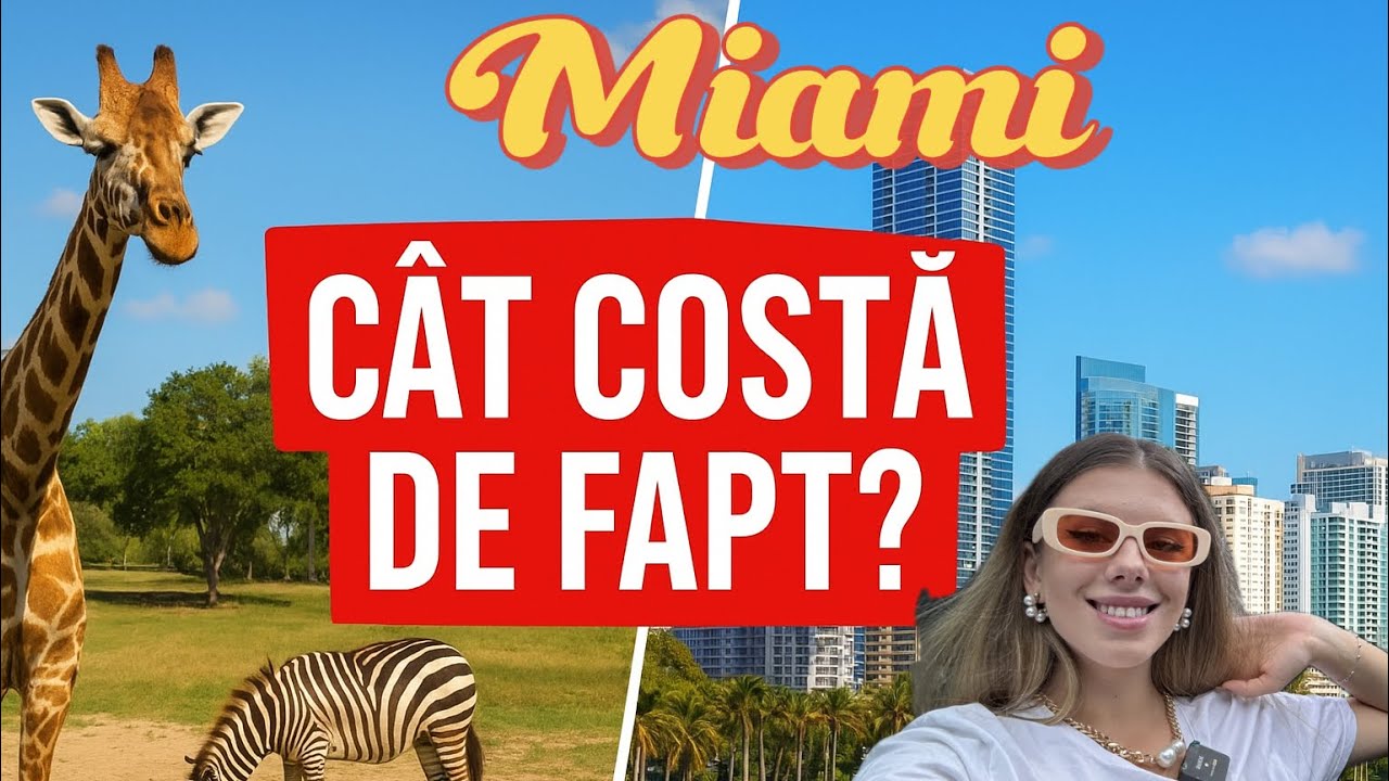 MIAMI ne-a SOCAT! Cat costa o zi REALA aici? SAFARI cu mașina 🦁 + PREȚURI 