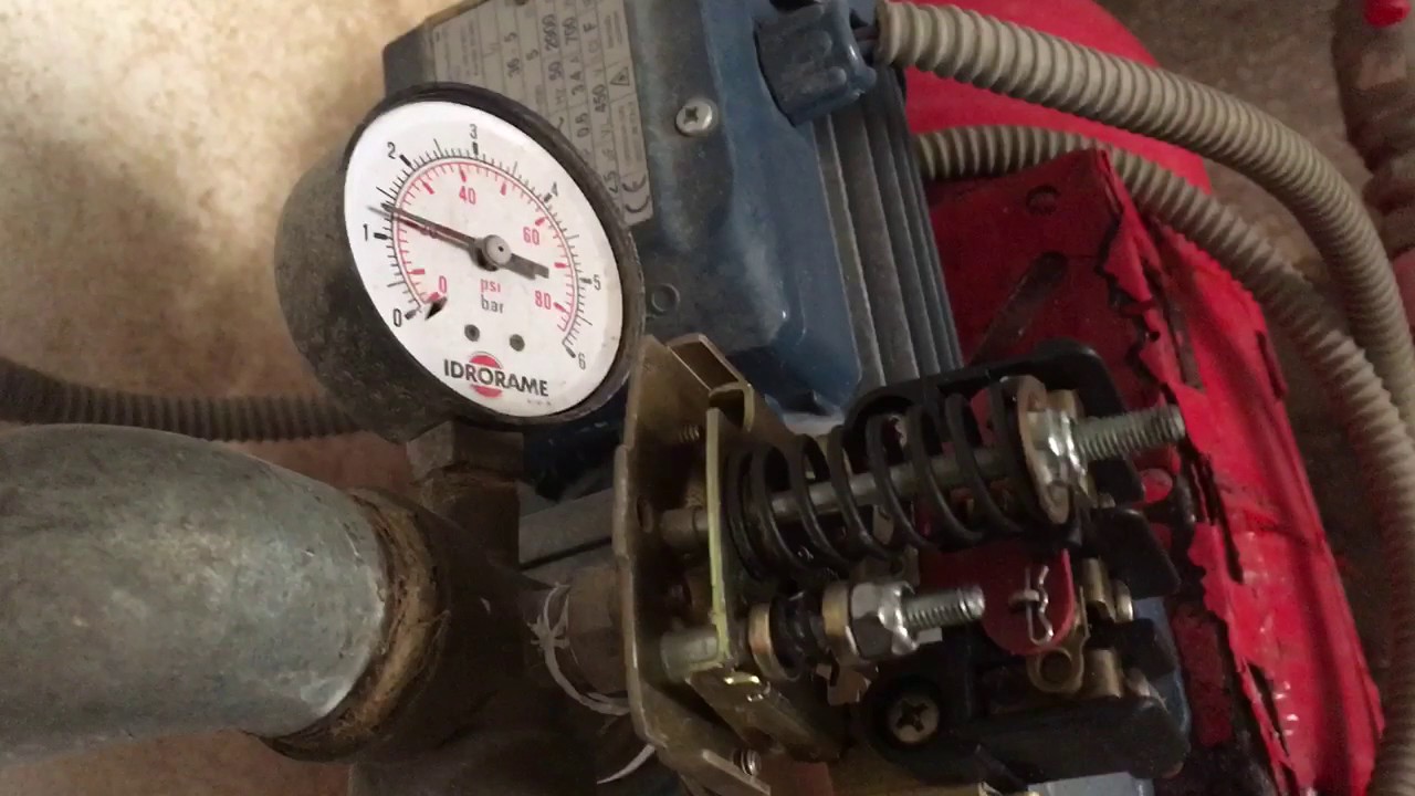 Pressostato autoclave youtube Regolazione pressostato autoclave youtube