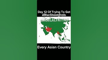 Day 12 Of Trying To Get A Comment From Every Asian Country #country #map #comment #mapping #asia
