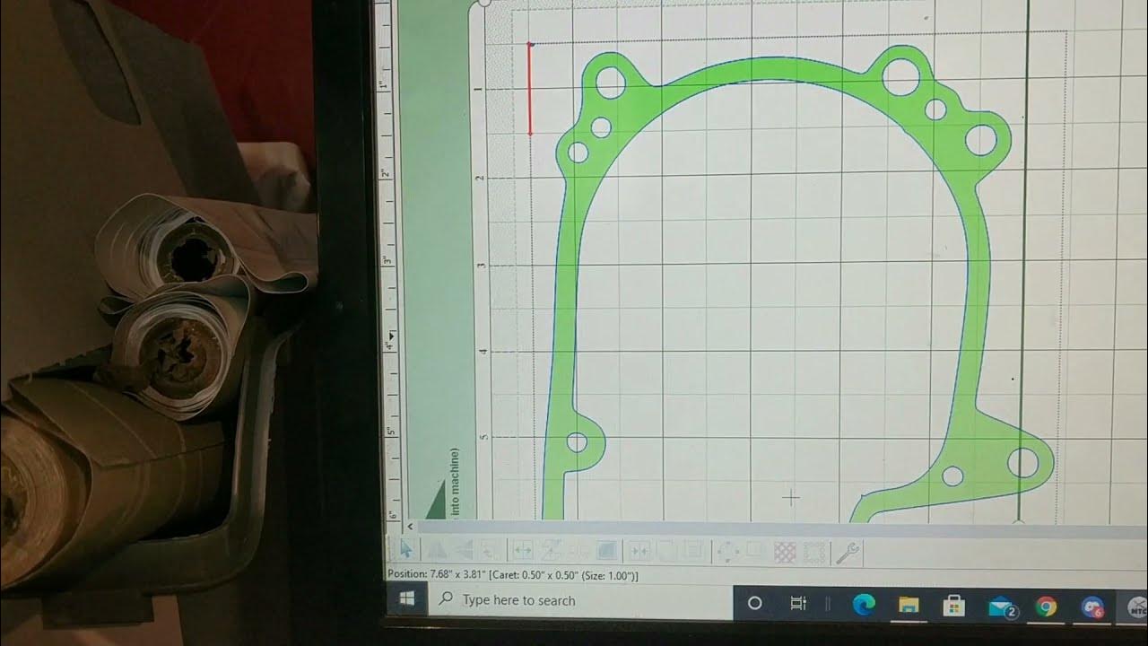 Using Cricut CRV001 to make Gaskets YouTube
