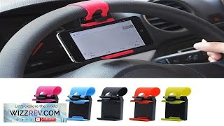 Car Steering Wheel Phone Holder Hook Mount Navigation Adjustable Mobile Phone Bracket screenshot 5