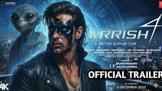 Krrish 4 - Hindi Trailer | Hrithik Roshan | Priyanka Chopra | Jaadu | Rakesh Roshan | T-Series | 4k