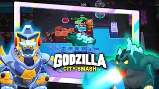 playing Godzilla city smash 🦖🦾#brawlstars  #godzilla