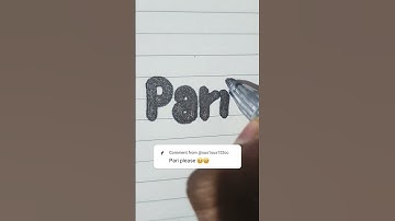 Comment your name I am waiting #thependream #calligraphy