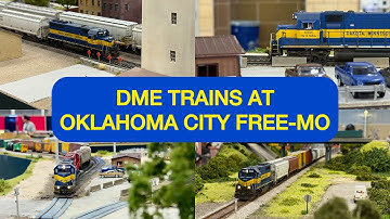 2025 Oklahoma City HO Scale Free-MO setup. DME Trains
