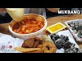 리얼먹방:) 응급실 떡볶이!! 치즈추가 꼭 하세요ㅠ (ft. 튀김,주먹밥)ㅣSpicy Tteokbokki & MozzarellaㅣREAL SOUNDㅣASMR MUKBANGㅣ