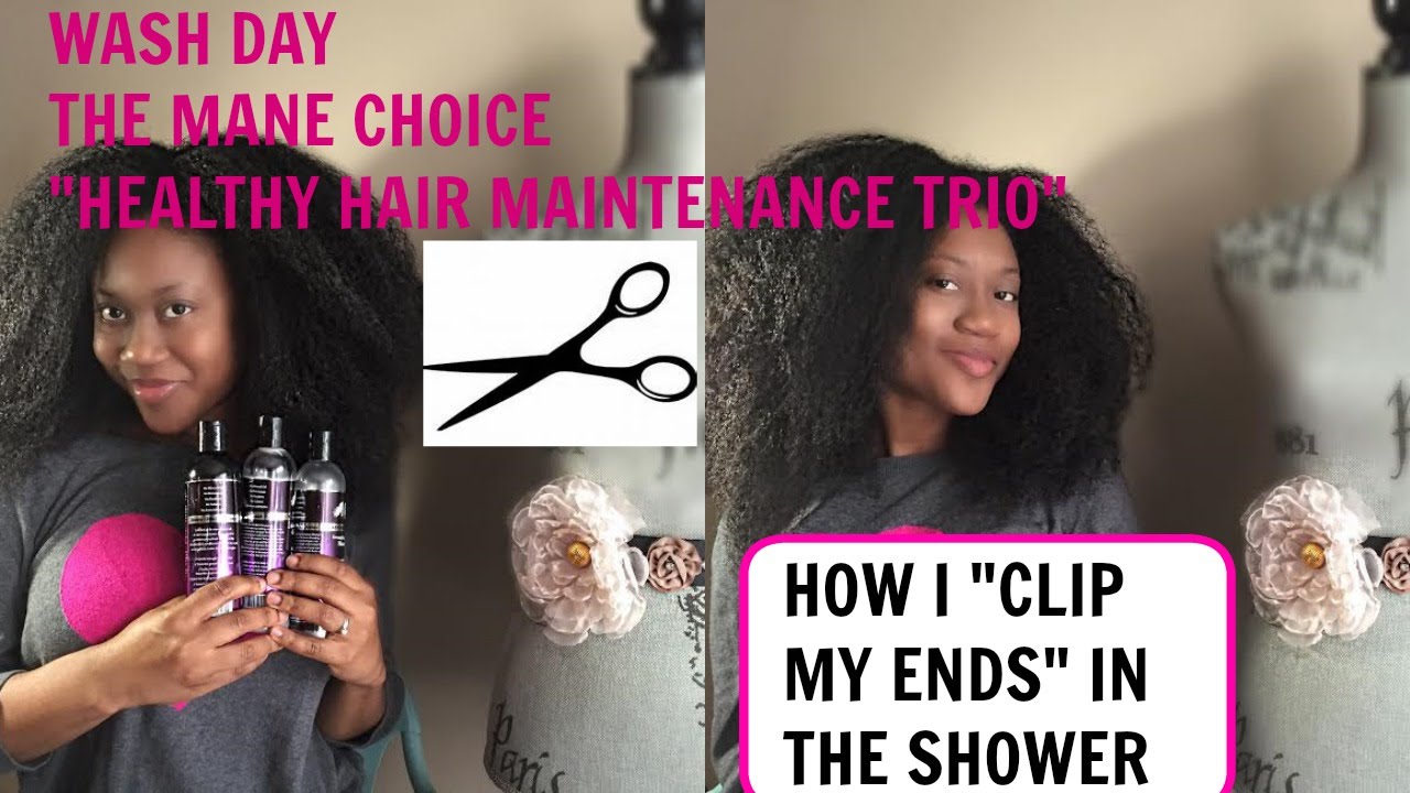 Wash Day - The Mane Choice "Healthy Hair Maintenance Trio" Review