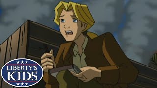 Sybil Ludington / Lafayette Arrives | Libertys Kids 🇺🇸 | Full Episodes
Sybil Ludington:
Sixteen-year-old Sybil Ludington makes her own “midnight ride” in Westchester County, New York (4/26/77). Benedict Arnold fights for “respect” from Congress. James learns that all kinds of people can be heroes. Sarah sees Benedict Arnold battle for respect with the same passion he uses to battle the British. She becomes concerned that Arnold’s passions might do what the British cannot –- defeat him.
Lafayette Arrives:
The 19-year-old Marquis de Lafayette arrives after an eventful journey from France and offers his services to Congress (7/27/77). After at first being turned down he is sent to George Washington, who virtually adopts him as his son. Lafayette distinguishes himself at the Battle of Brandywine Creek (9/11/77). News of his great courage helps the American cause in France. Henri meets Lafayette, who becomes his idol. The Kids follow the Marquis from Congress to the field at Brandywine.
SUBSCRIBE for more Libertys Kids 🇺🇸 : http://bit.ly/2ivIdi6
Libertys Kids is the animated adventures of two teenage reporters as they cover the events of the Revolutionary War for Ben Franklin’s newspaper, The Philadelphia Gazette. Sybil Ludington / Lafayette Arrives | Libertys Kids 🇺🇸 | Full Episodes