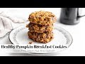 Healthy Pumpkin Breakfast Cookies (Gluten-free & Vegan)