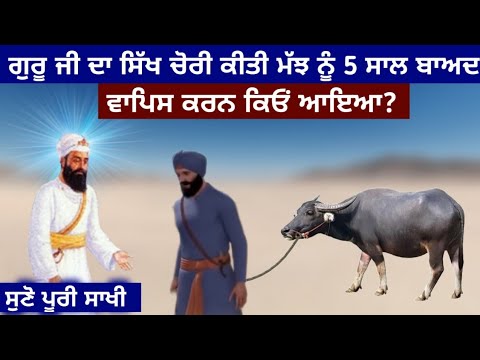 ਸਾਖੀ:- ਗੁਰੂ ਦਾ ਸਿੱਖ ਚੋਰੀ ਕੀਤੀ ਮੱਝ ਨੂੰ 5 ਸਾਲ ਬਾਅਦ ਵਾਪਸ ਕਰਨ ਕਿਉਂ ਆਇਆ?