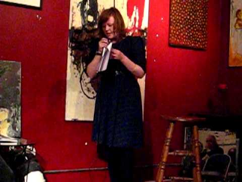 Holly Melgard performs at the "Canadian Poets Visi...