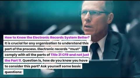 Get Your Answers About Title 21 CFR Part 11 Compliance Questions