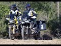 Offroad Action mit BMW R1250GS HP und Honda Africa Twin in der Toskana (deutsch)