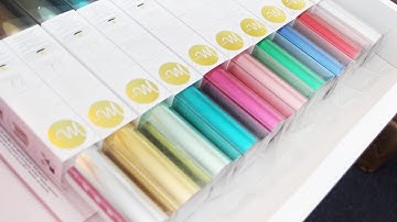 Heidi Swapp Minc Organization Tips & Two-Toned Technique