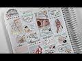 Plan with me | Leftover Stickers Challenge