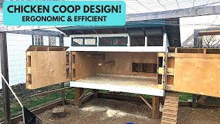 Chicken Coop Design | ERGONOMIC & EFFICIENT!