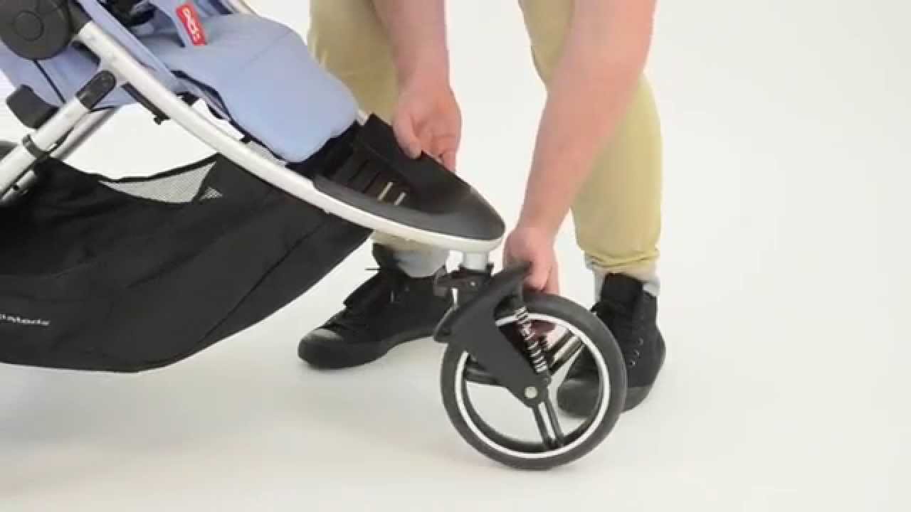 Dash™ Inline Stroller How To Fold \U0026 Unfold With Double Kit Attached | Phil\U0026Teds