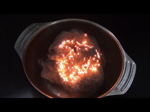 Видео: Может ли стальная вата вызвать пожар?