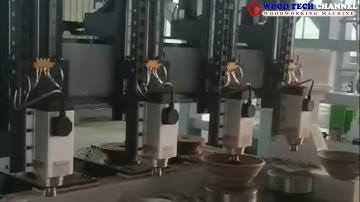 MÁY PHAY KHOAN TIỆN 4 ĐẦU CNC - MÁY TIỆN TÔ CHÉN TỰ ĐỘNG - MÁY PHAY TIỆN CNC 4 ĐẦU - MÁY TIỆN CNC