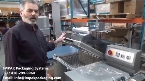 Impak SMT 1622 One Step Shrink Wrapper Shrink Wrapping Various Size Boxes