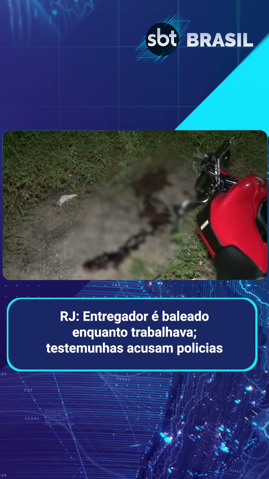 Entregador é baleado enquanto trabalhava na Baixada Fluminense (RJ) | SBT Brasil (22/01/25)