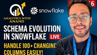 LECTURE 46 | SCHEMA EVOLUTION | SNOWFLAKE | DATA ENGINEERING | LIVE