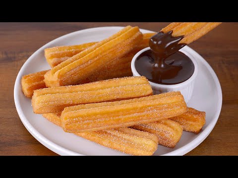 видео: How to make PERFECT CHURROS with Hot Chocolate