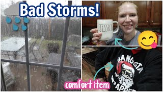 Scary Storm | Comfort Items | Daily Vlog