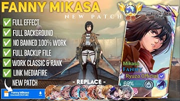 Script Fanny Mikasa - AOT No Password | Full Effect Voice | Patch Terbaru