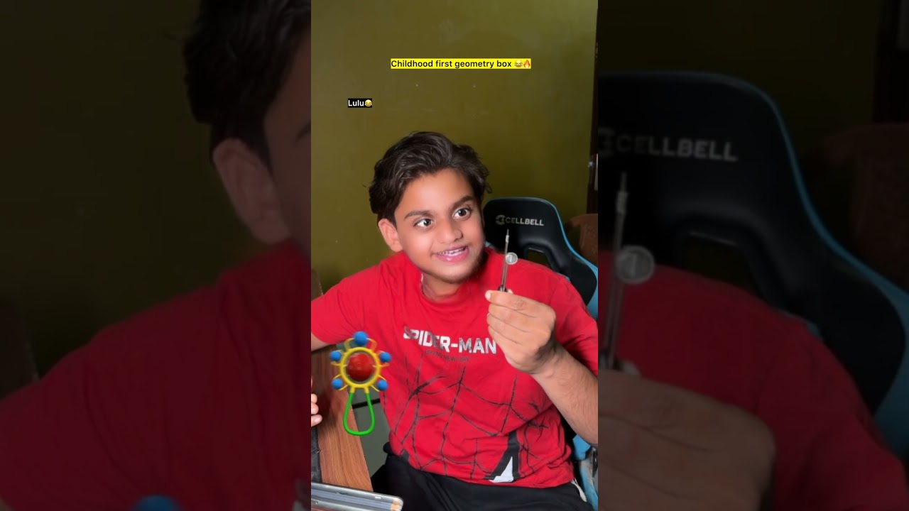 Childhood geometry box 😂🔥| indian family #shorts #indian #chaman #chotabhai #relatable #bachpan