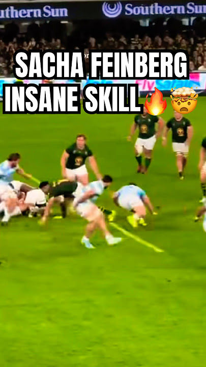 SACHA FEINBERG MNGOMEZULU INSANE SKILL🤯 Springboks vs Argentina Rugby Champs #springboks #rugby