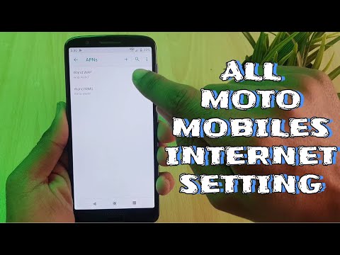 Moto G6 Internet Setting | All Motorola APN Setting