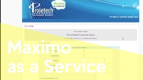 IBM Maximo Training: Self Paced Online Learning by Projetech