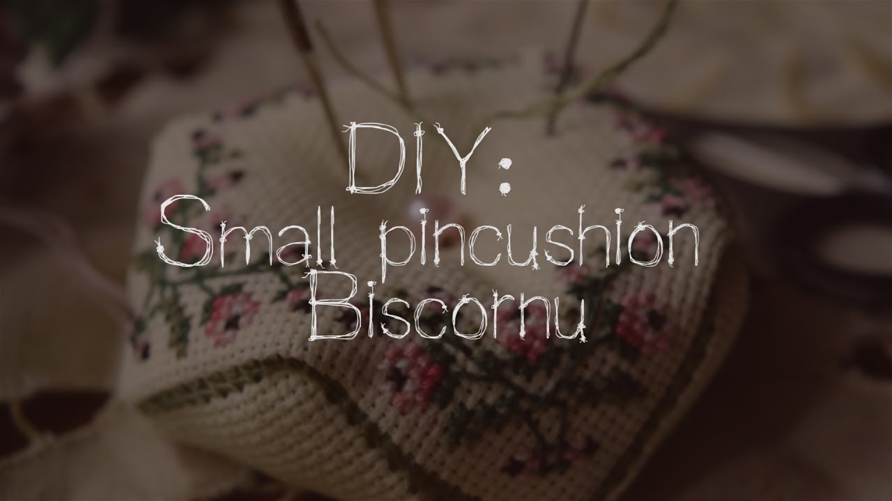 DIY: small pincushion Biscornu