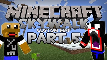 Minecraft Custom Map - Skywalk w/ Ryouseiken Part 5: Jelly Brains! (Parkour Map)