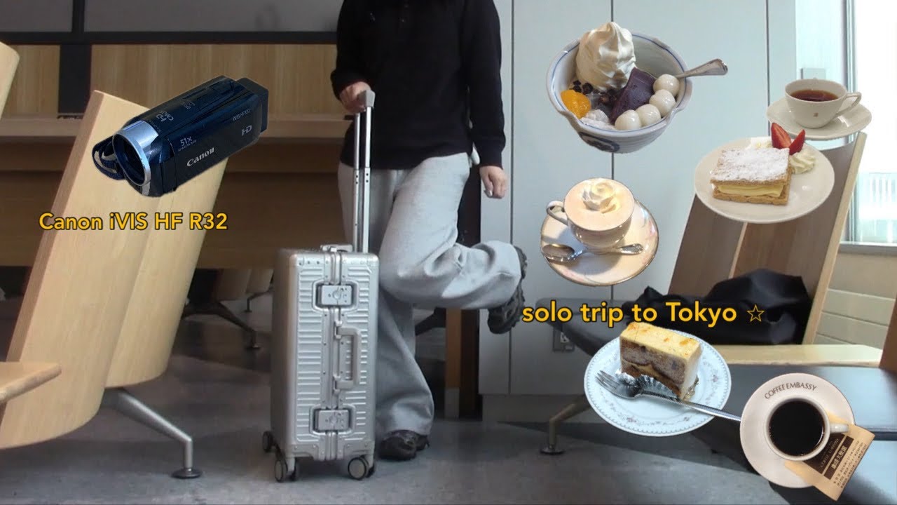 4泊5日の東京ソロ旅ブイログ૮( ᵒ̌ૢ௰ᵒ̌ૢ )ა♡