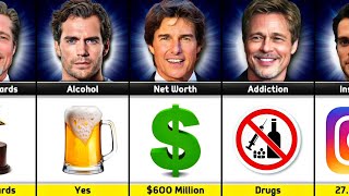 Comparison: Henry Cavill vs Tom Cruise vs Brad Pitt