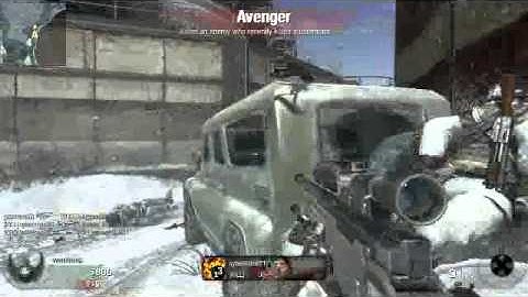 Half Scope & Quick Scope Double Kill! - Black Ops