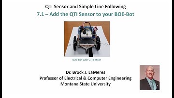 Arduino-Based Robotics: 7.1 -- Add the QTI Sensor to Your BOE-Bot