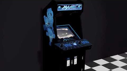 My MAME Arcade Cab recreated in Blender