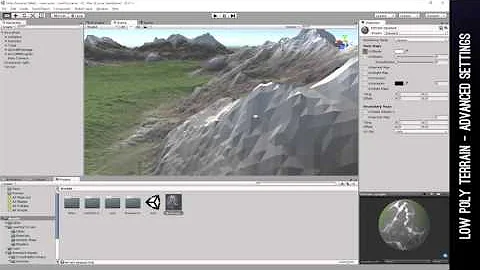 Low Poly Terrain Asset - Advanced Settings