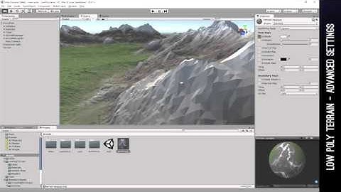 Low Poly Terrain Asset - Advanced Settings