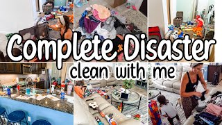COMPLETE DISASTER CLEANING! | After a Trip Unpacking & Major Cleaning! | CLEAN WITH ME 2022