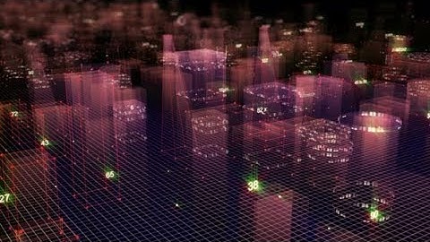 Holographic Digital City | Motion Graphics - Videohive template
