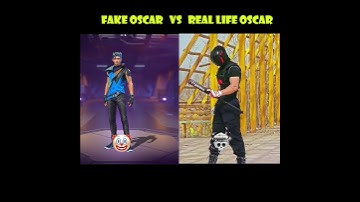 Oscar character in real life 🤯🔥 free fire 🔥