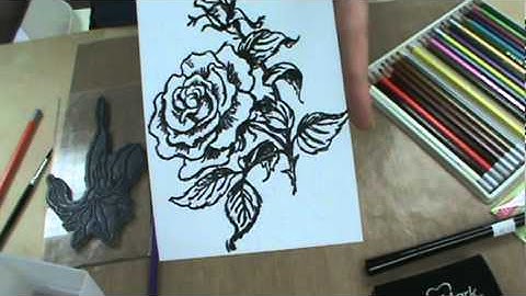 Learn Peel Off Stickers, Watercolors, Stampendous Stamps at Scrapbooking Made Simple