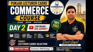 DAY -2 | PUNJAB LECTURER CADRE | ACCOUNTING CONCEPT | Assumptions | Dixit Goyal