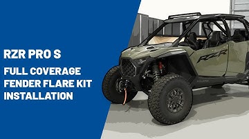2025 RZR Pro S | Full Coverage Fender Flare Kit Installation | Polaris Off Road Vehicles