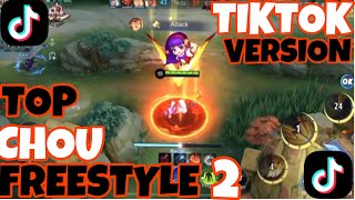 TOP CHOU FREESTYLE ON TIKTOK‼️🤯🔥(PART2) | MOBILE LEGENDS #mlbb #tiktokvideo #choufreestyle