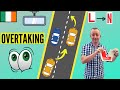 How to Overtake and Change Lanes properly - driving lesson
